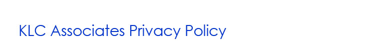 KLC Associates Privacy Policy